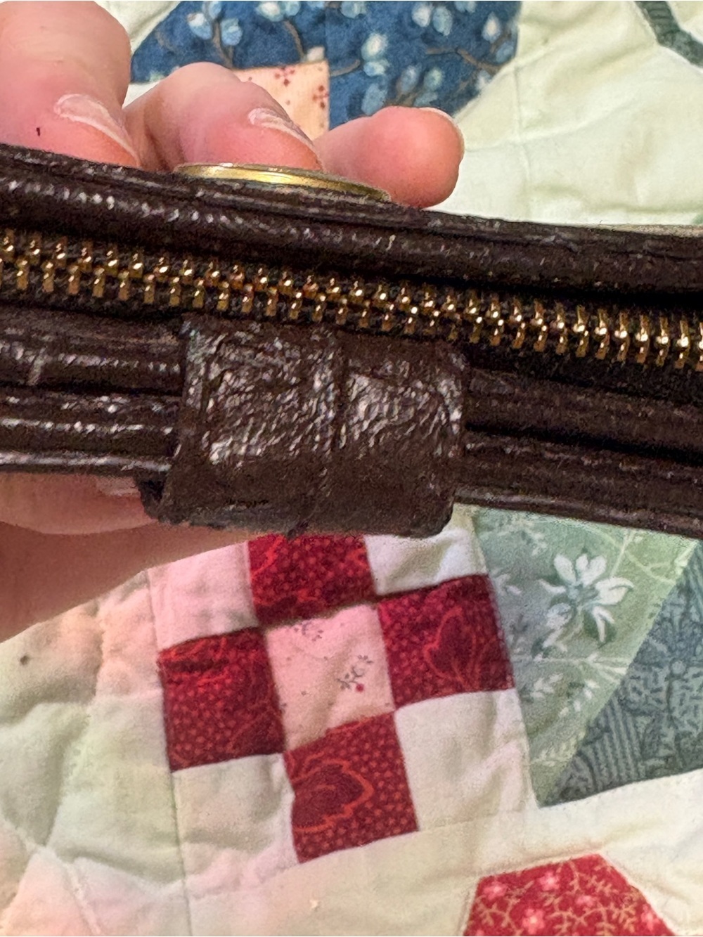 Coach Signature C Brown PVC and Leather Wallet - Picture 5 of 15